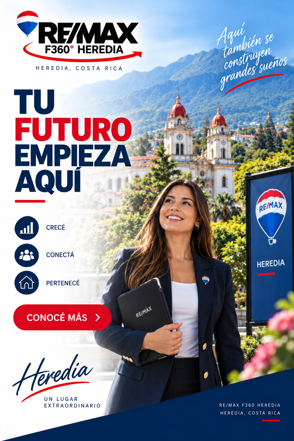 Tu futuro empieza aquí — RE/MAX F360 Heredia